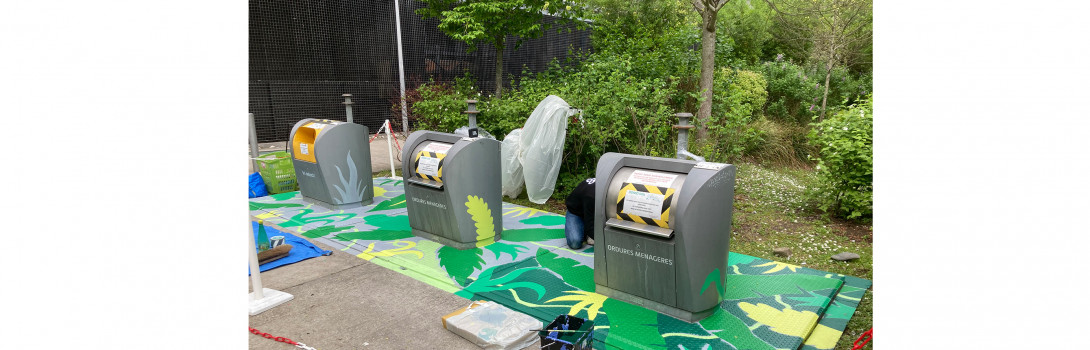 Domofrance créée un nudge, dispositif innovant au sein de l’écoquartier Terre Sud à Bègles ! Domofrance est à l’initiative de cet évènement, en collaboration avec un collectif de graffeurs au sein de sa résidence Soleil vert de Bègles.