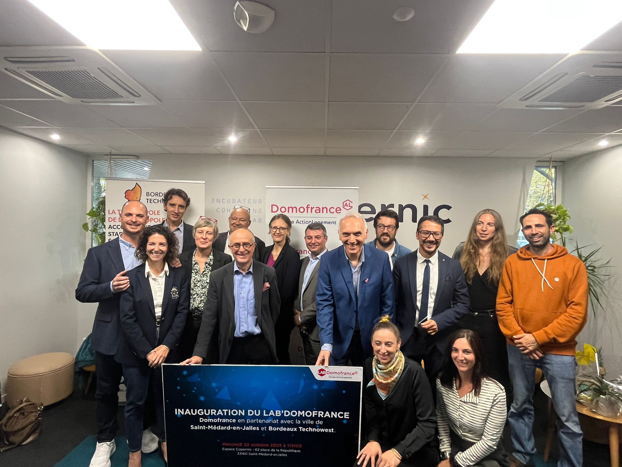 Inauguration du Lab’Domofrance à Saint-Médard-en-Jalles !