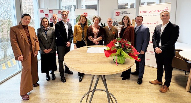 Domofrance a signé un nouveau prêt à impact auprès de la Caisse d'Epargne Aquitaine Poitou-Charentes pour financer la réalisation de locaux tertiaires à Bordeaux Euratlantique.