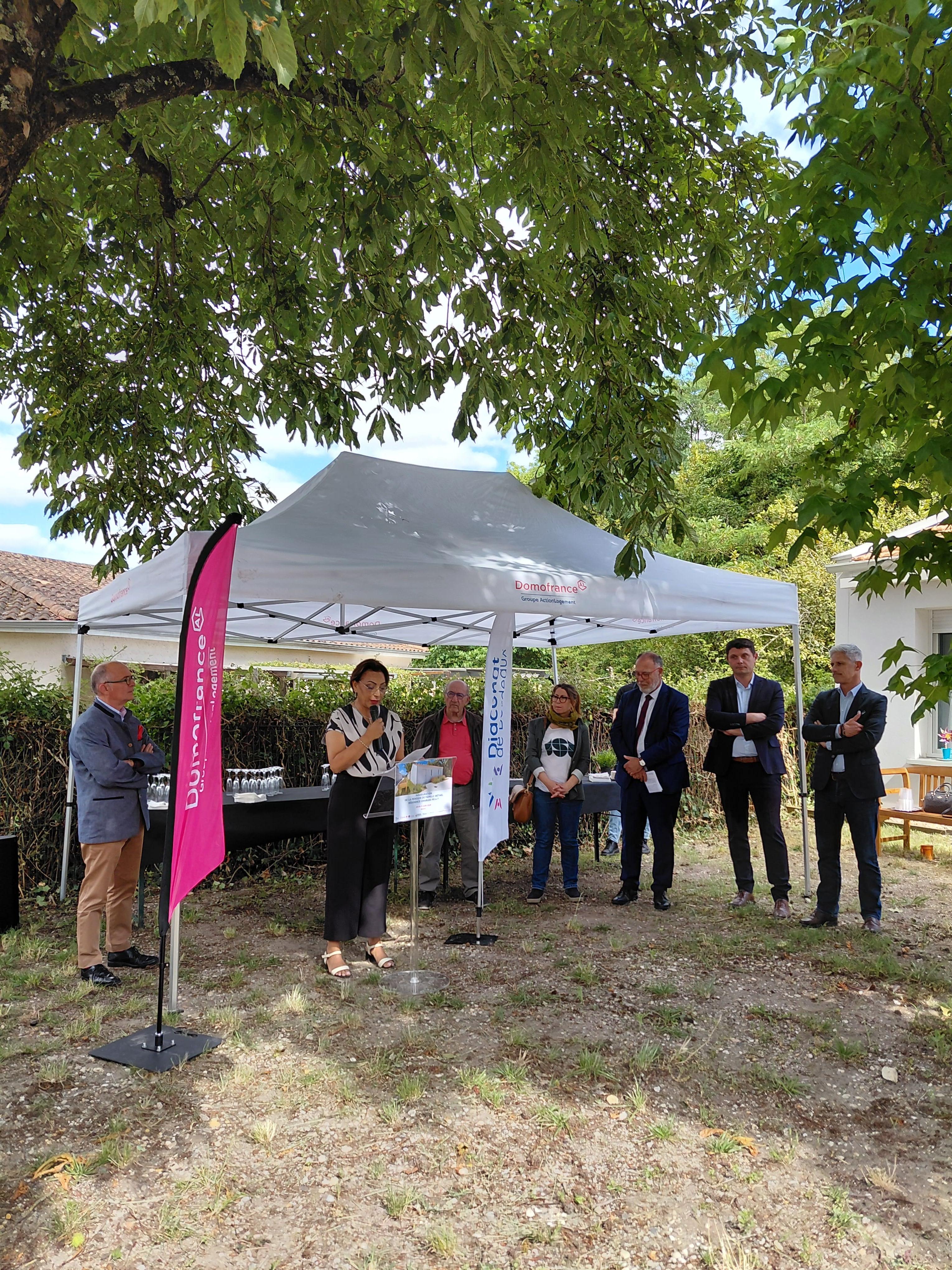 Domofrance et le Diaconat de Bordeaux inaugurent la pension de famille Béthel - résidence Charles Péguy