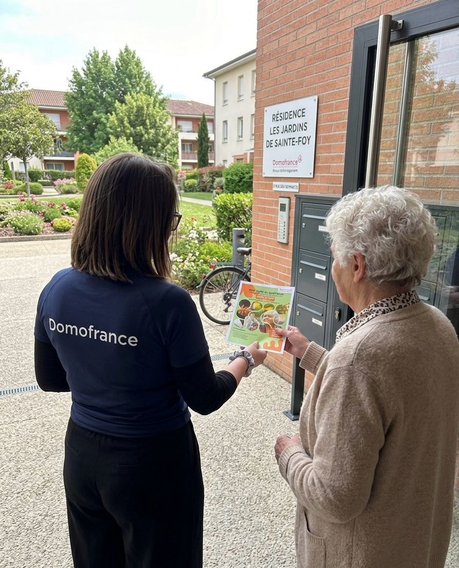 Cet été, Domofrance se mobilise pour ses locataires seniors.