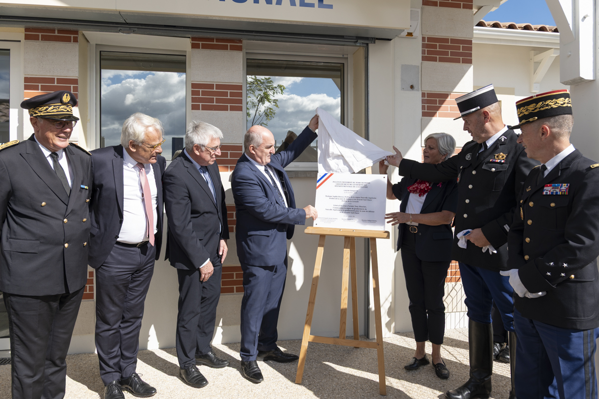 Inauguration gendarmerie Marcheprime