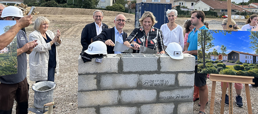 Première pierre à Bègles : une nouvelle étape pour l'habitat inclusif