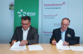 Domofrance et EDF signent une convention en faveur de la transition énergétique et environnementale