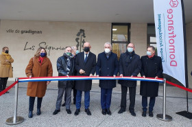 Inauguration à Gradignan de la résidence autonomie "Les Séquoias"