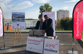 Première pierre d'une résidence à Mourenx !