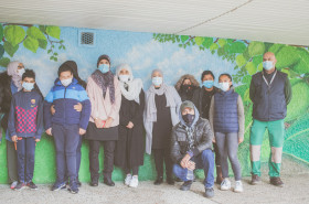 Un troisième graff solidaire sur les murs de Domofrance !