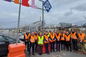 Le Groupe Action Logement Immobilier visite l’écoquartier Bastide Niel !