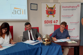 Domofrance signe une convention avec le SDIS 47