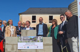 Domofrance pose la première pierre de la résidence « Lechaud » à Sauvagnon
