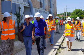 Visite de chantier - Cité Bel Air