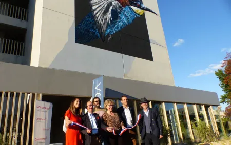 Domofrance - Inauguration de la résidence Claudeville à Bruges