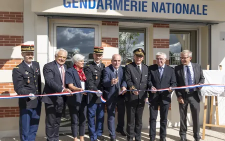 Inauguration gendarmerie Marcheprime