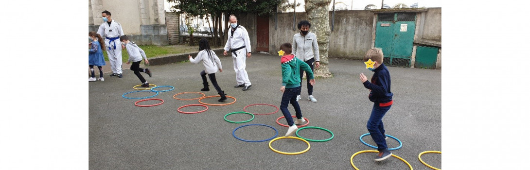 Domofrance partenaire d'une initiation au Taekwondo à Pau