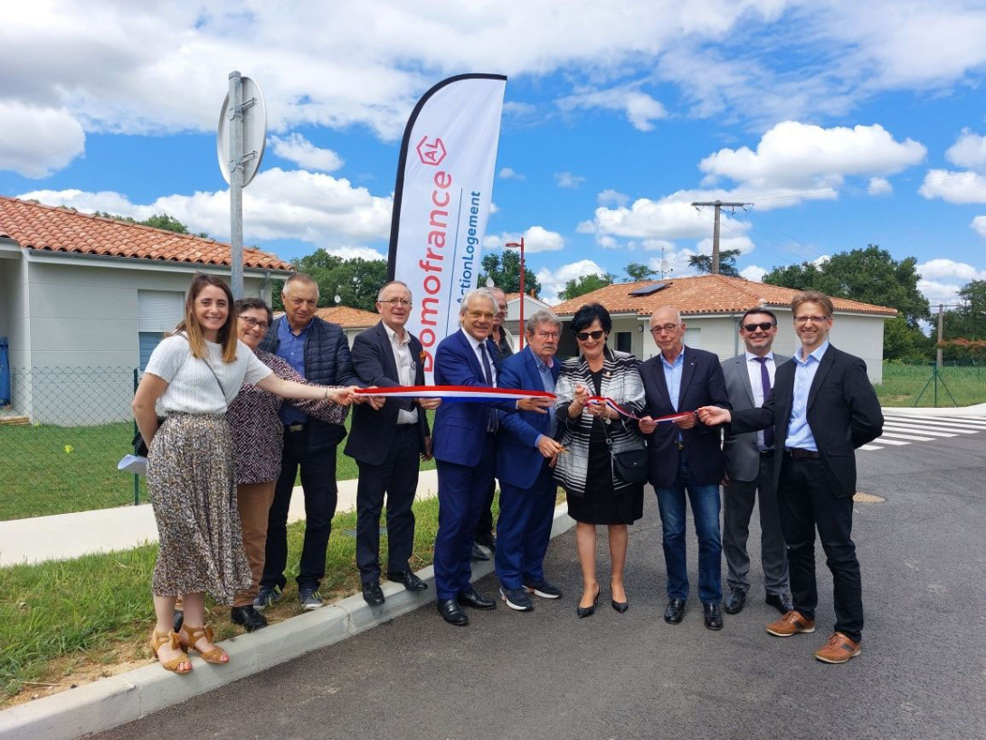 Inauguration de 41 logements à Layrac