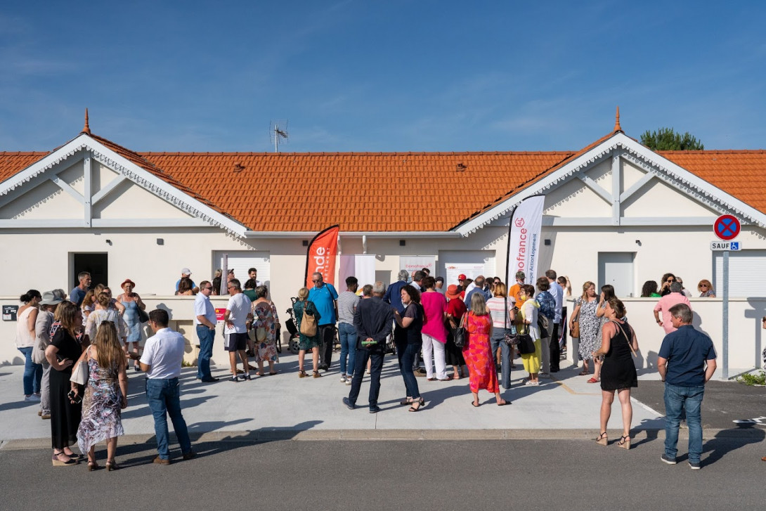 Domofrance inaugure 2 maisons inclusives et  5 logements collectifs sociaux à Marcheprime