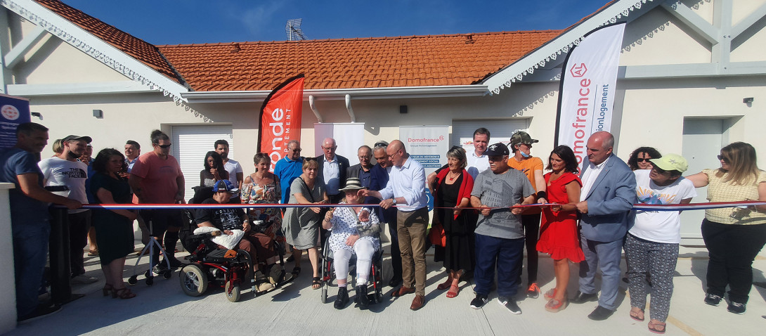 Domofrance inaugure 2 maisons inclusives et  5 logements collectifs sociaux à Marcheprime