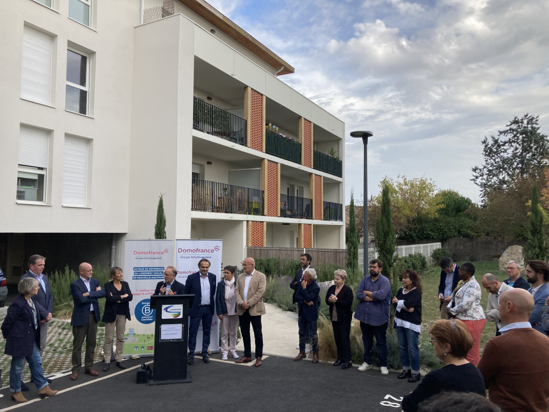 Inauguration de la résidence au 1 rue Jean-Louis Chelle à Langon